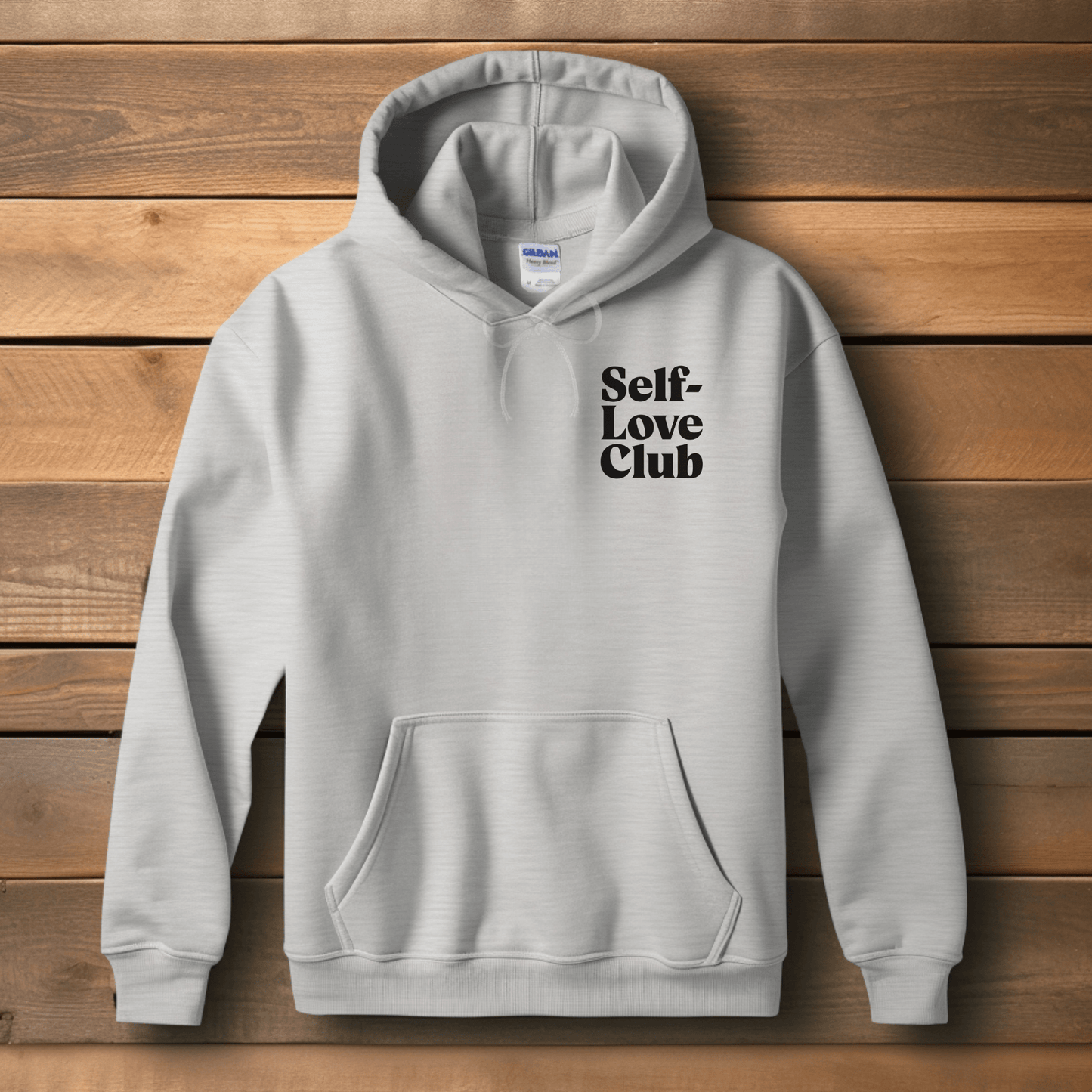 Self-Love Club Minimalist Hoodie