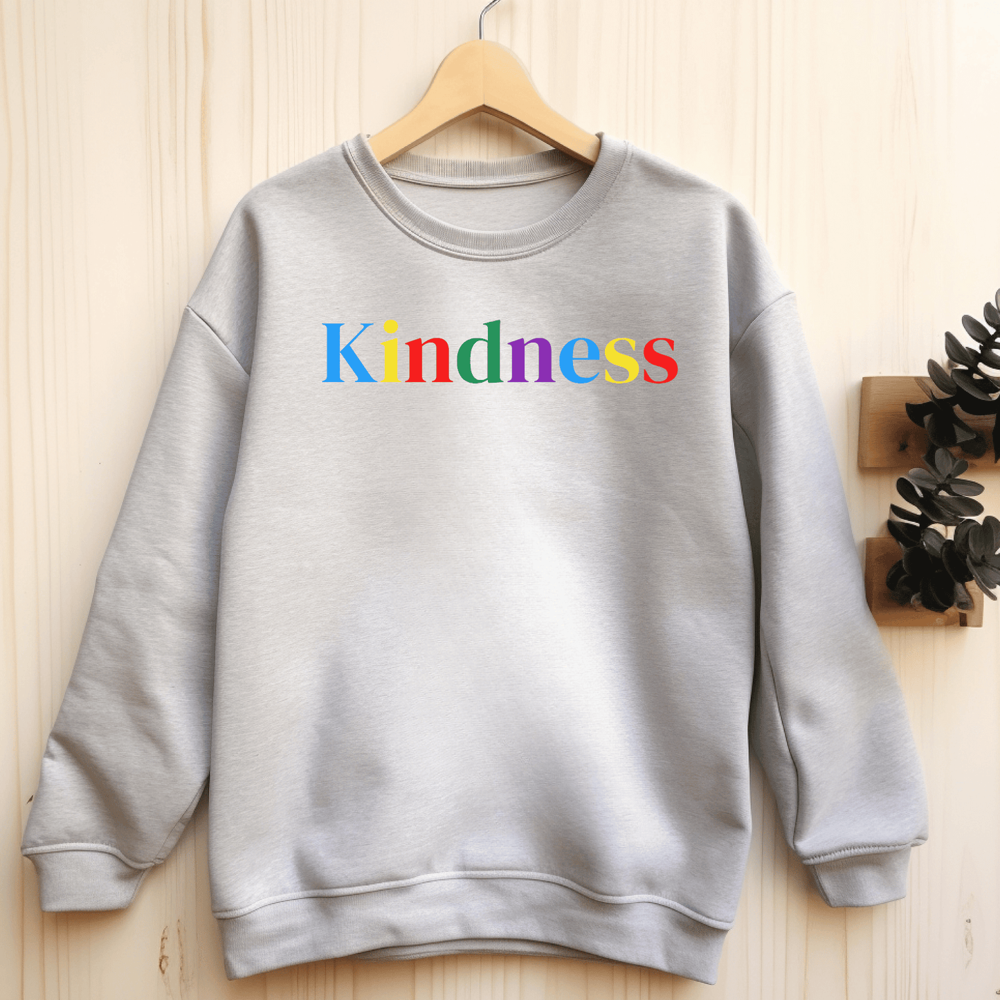 Kindess Crewneck Sweatshirt (Rainbow Colors)