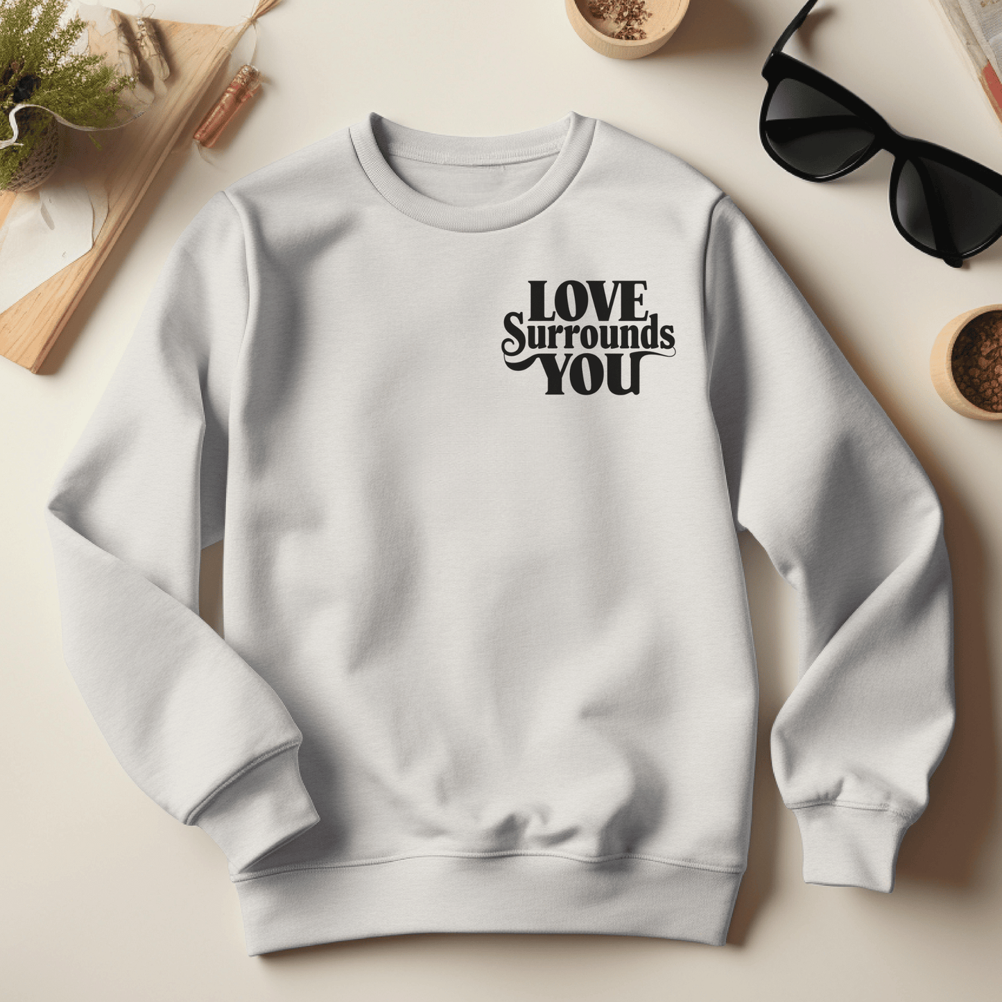 Love Surrounds You Crewneck Sweatshirt