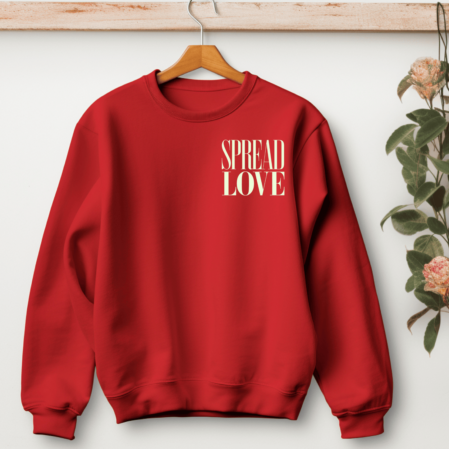 Spread Love Minimalist Crewneck Sweatshirt